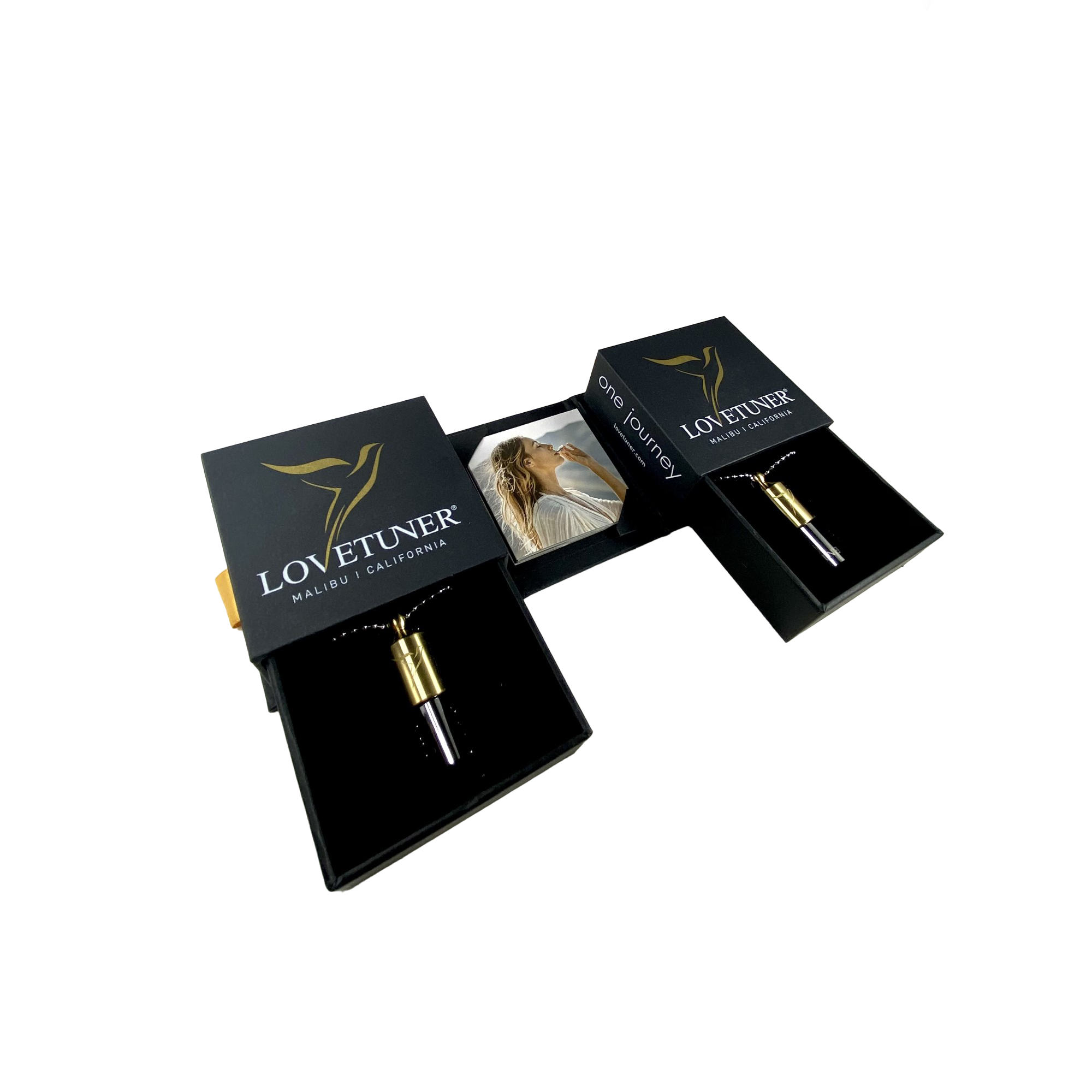 Lovetuner Duet Box with 2 Bronze Lovetuners - Reduces Stress