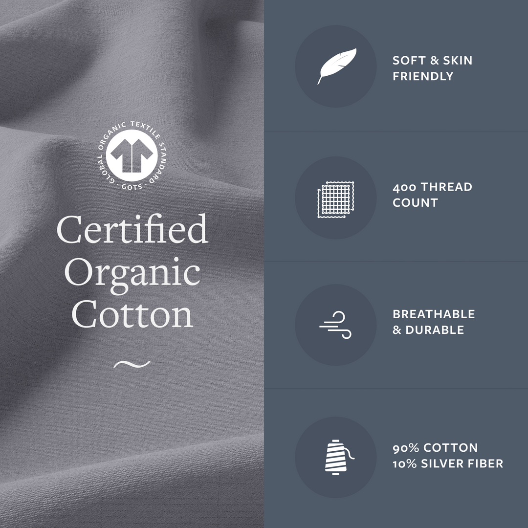 Ground Luxe | Organic Grounding Pillowcase