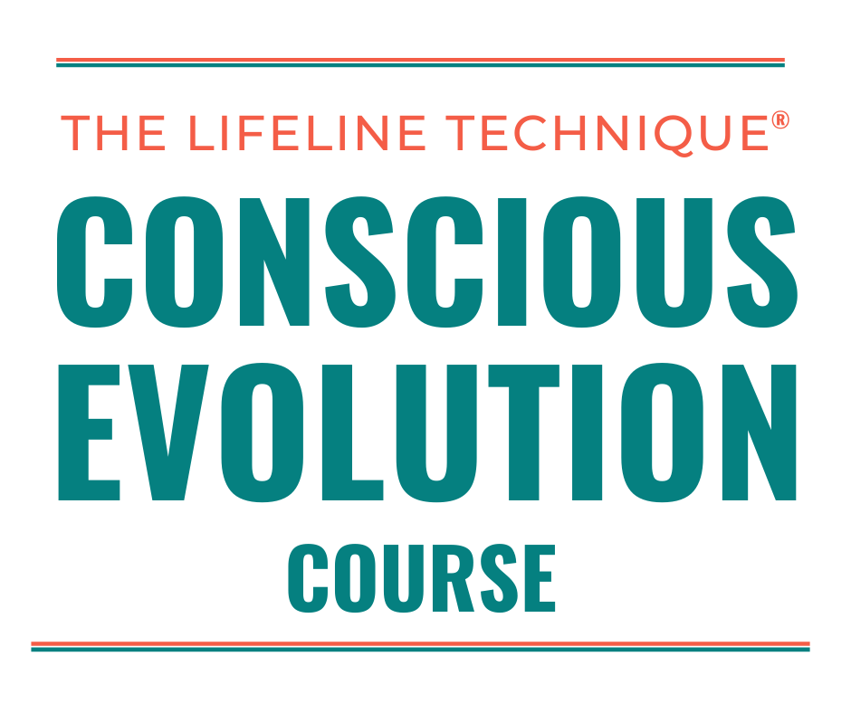 A text that says, the lifeline technique, conscious evolution course