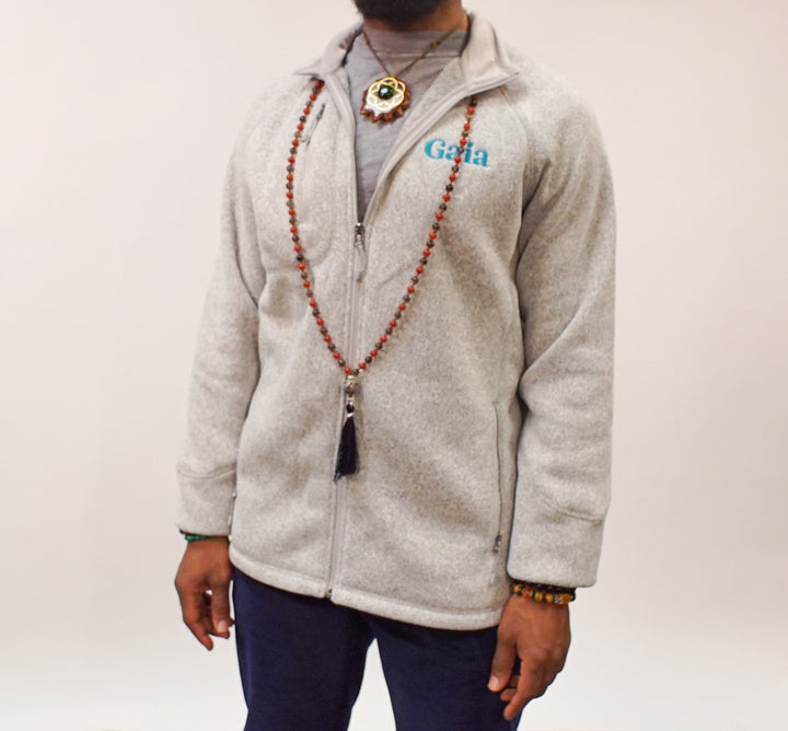 Gaia | Embroidered Fleece Jacket - Men's