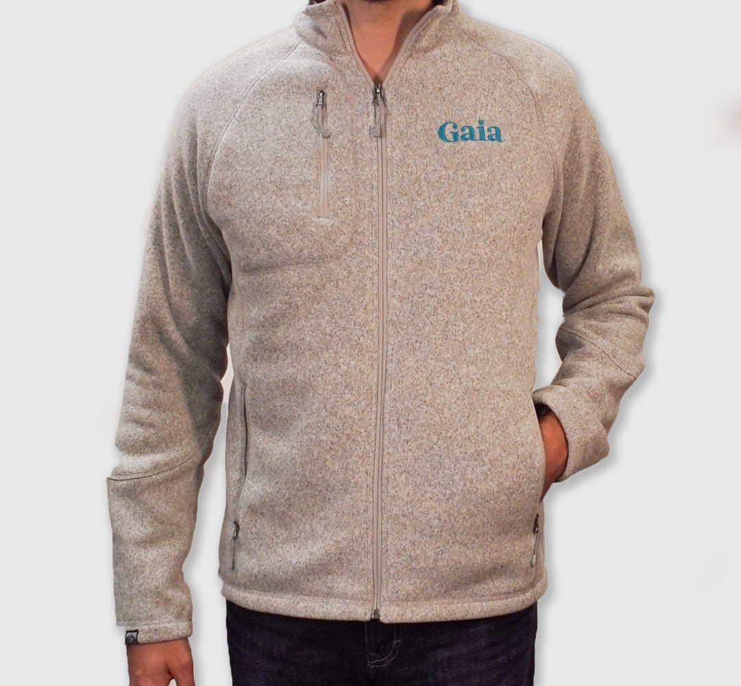 Gaia | Embroidered Fleece Jacket - Men's
