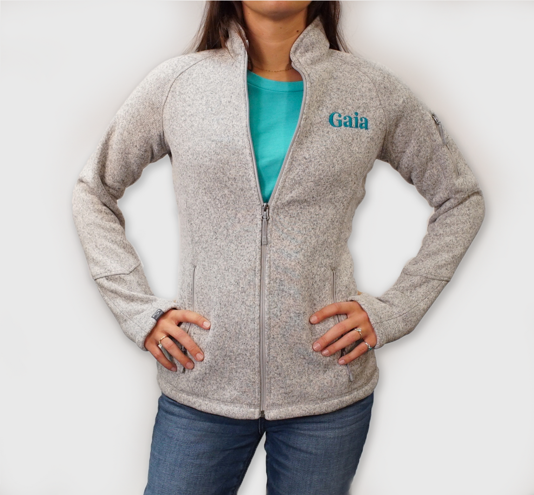 Gaia | Embroidered Fleece Jacket - Women's
