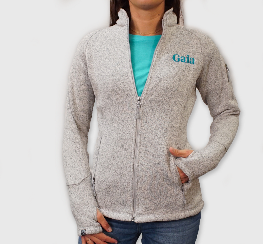 Gaia | Embroidered Fleece Jacket - Women's