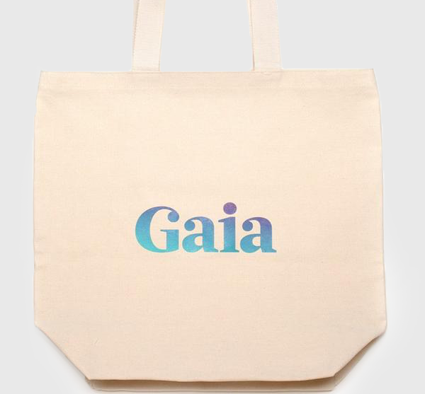 Organic Cotton Gaia Tote Bag Gaia Marketplace