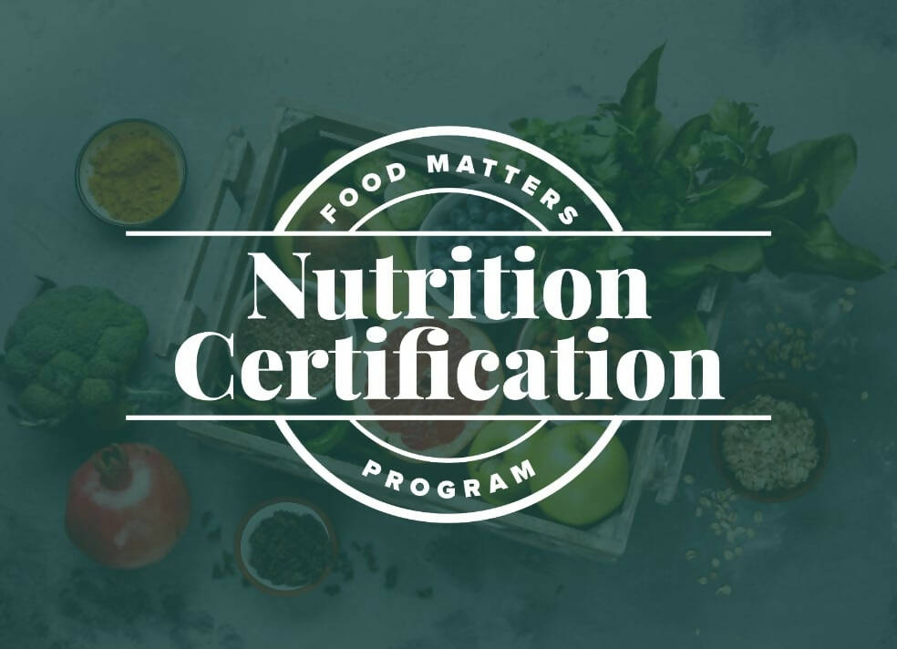 Food Matters Nutrition Certification Program – Gaia Marketplace